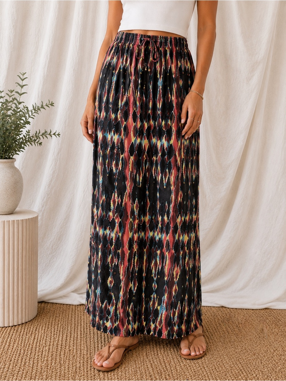 Colorful Maxi Skirt